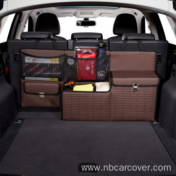 SUV car storage box organizer high quality leather